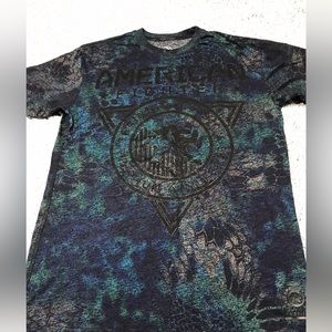 Embossed Affliction Mens Tee Sz M